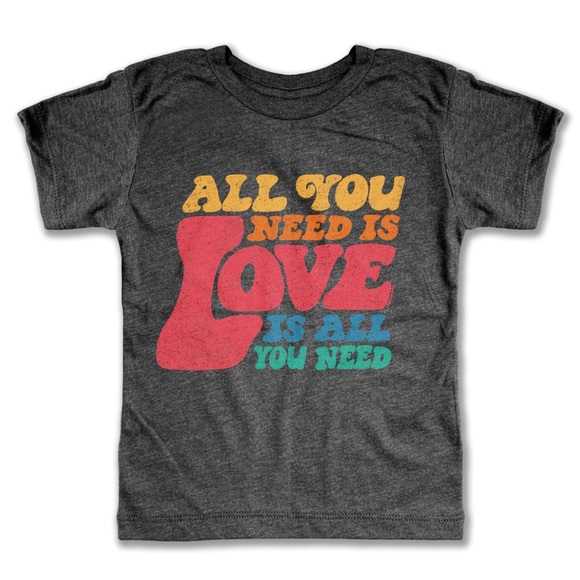 {Rivet Apparel} Love Is All You Need Tee ❤️ - Sz Youth 10-12 - Picture 2 of 5